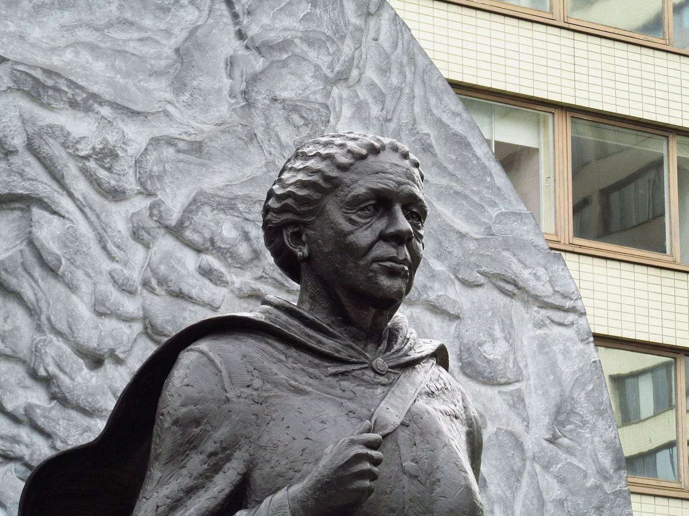 The statue of Mary Seacole unveiled in London (photo by David Holt/Flickr)