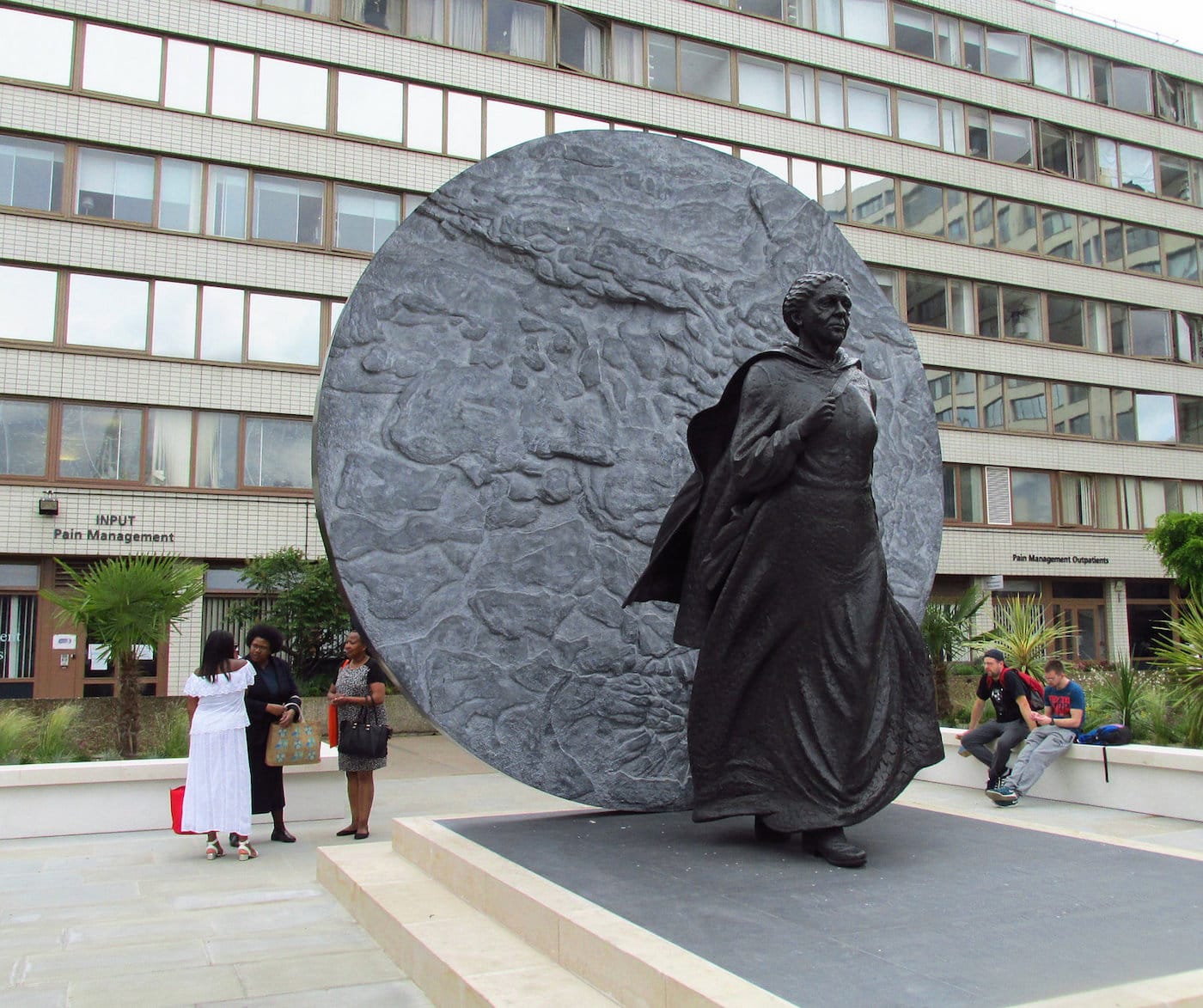 The statue of Mary Seacole unveiled in London (photo by David Holt/Flickr)