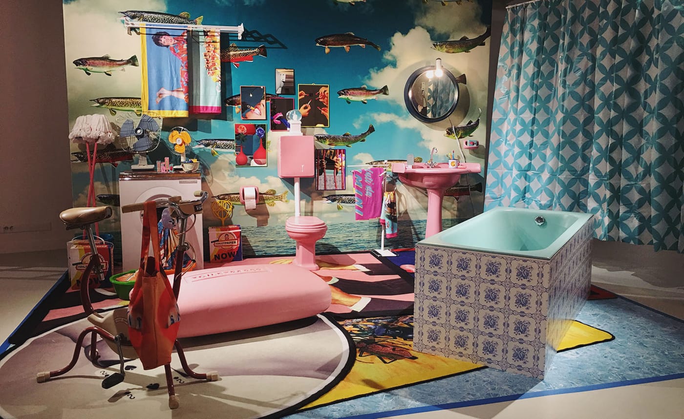 TOILETPAPER, "Bathroom" at Galerie des Galeries, Galeries Lafayette Paris