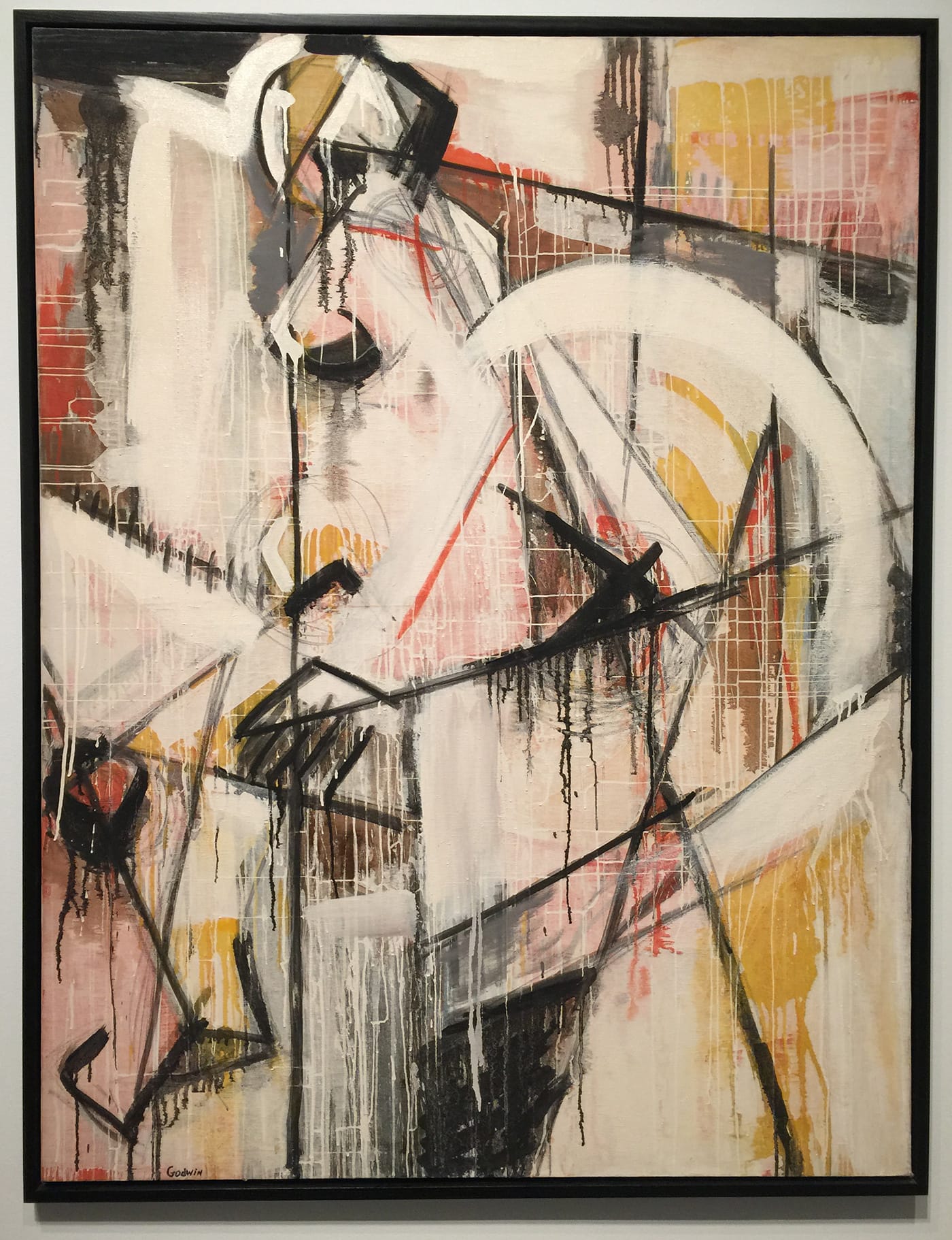 Judith Godwin's "Woman" (1954) (all photos by Hrag Vartanian for Hyperallergic)