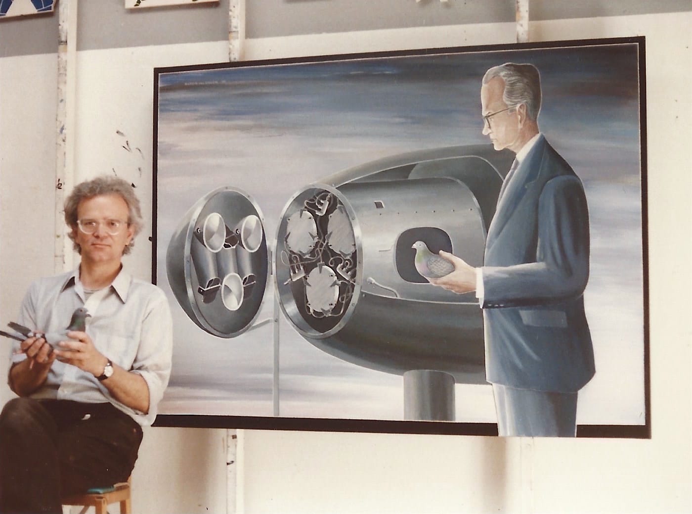 Anton van Dalen_B.F. Skinner_1986