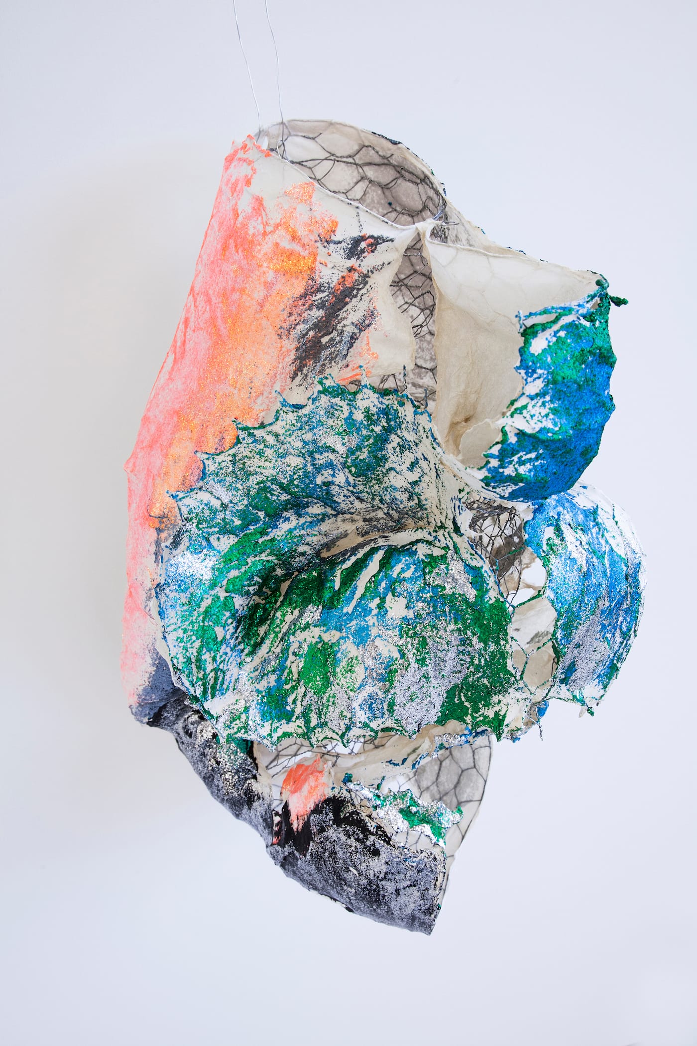 Lynda Benglis, "Head" (2015) (photo by Kobie Nel)