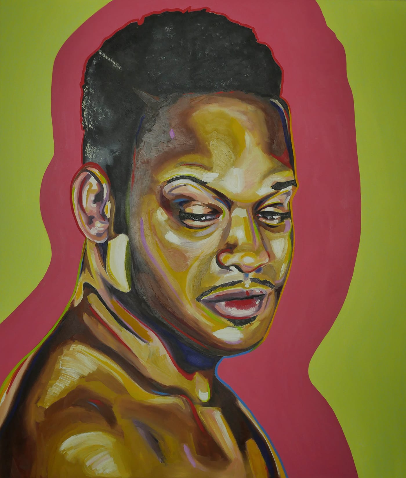 Ryan Wilks, "Eugene," oil on canvas, 48" x 56" (click to enlarge)