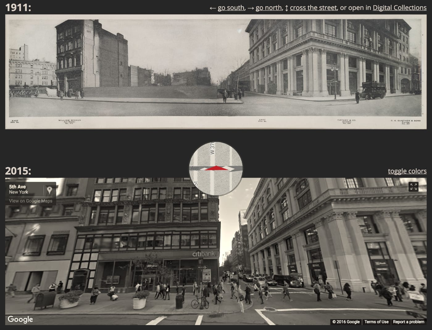 Street View, Then & Now: New York City's Fifth Avenue