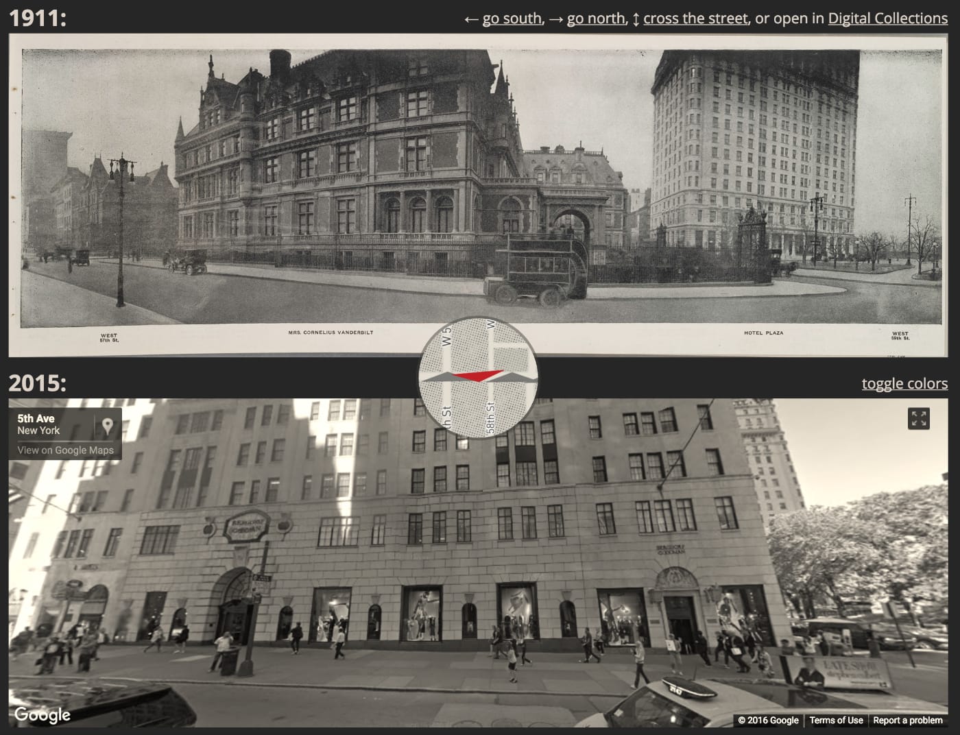 Street View, Then & Now: New York City's Fifth Avenue