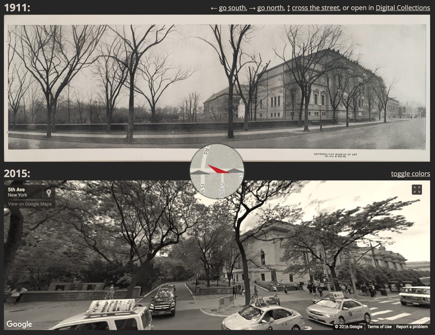 Street View, Then & Now: New York City's Fifth Avenue