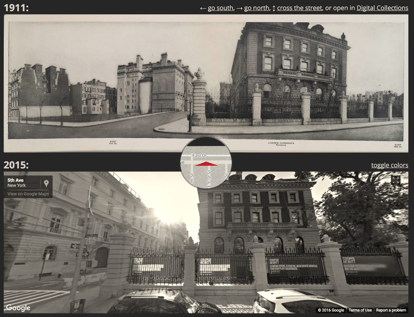 Street View, Then & Now: New York City's Fifth Avenue