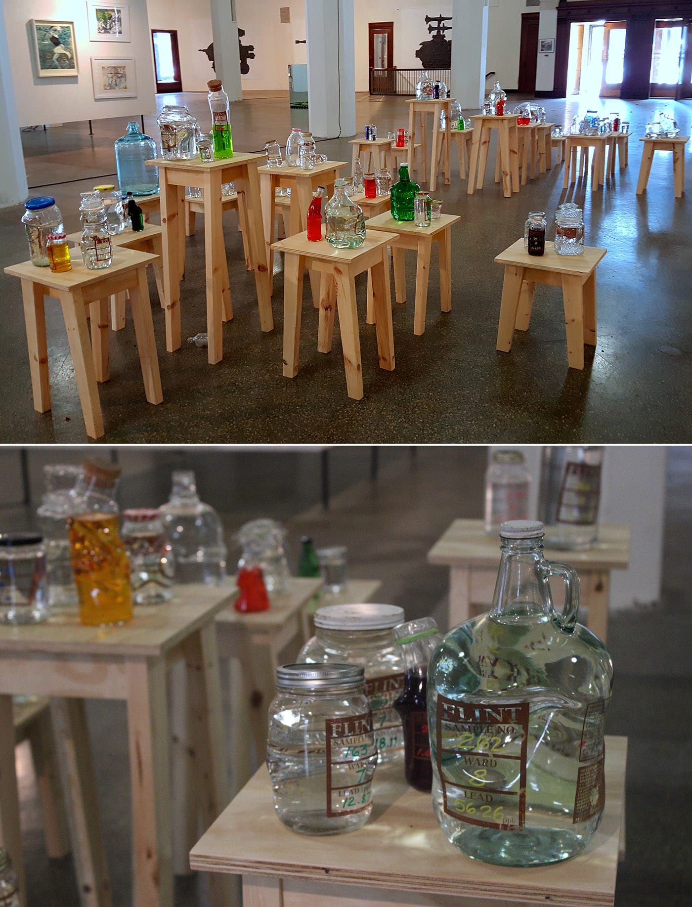 Mark Bleshenski, Plumbum, installation & detail view