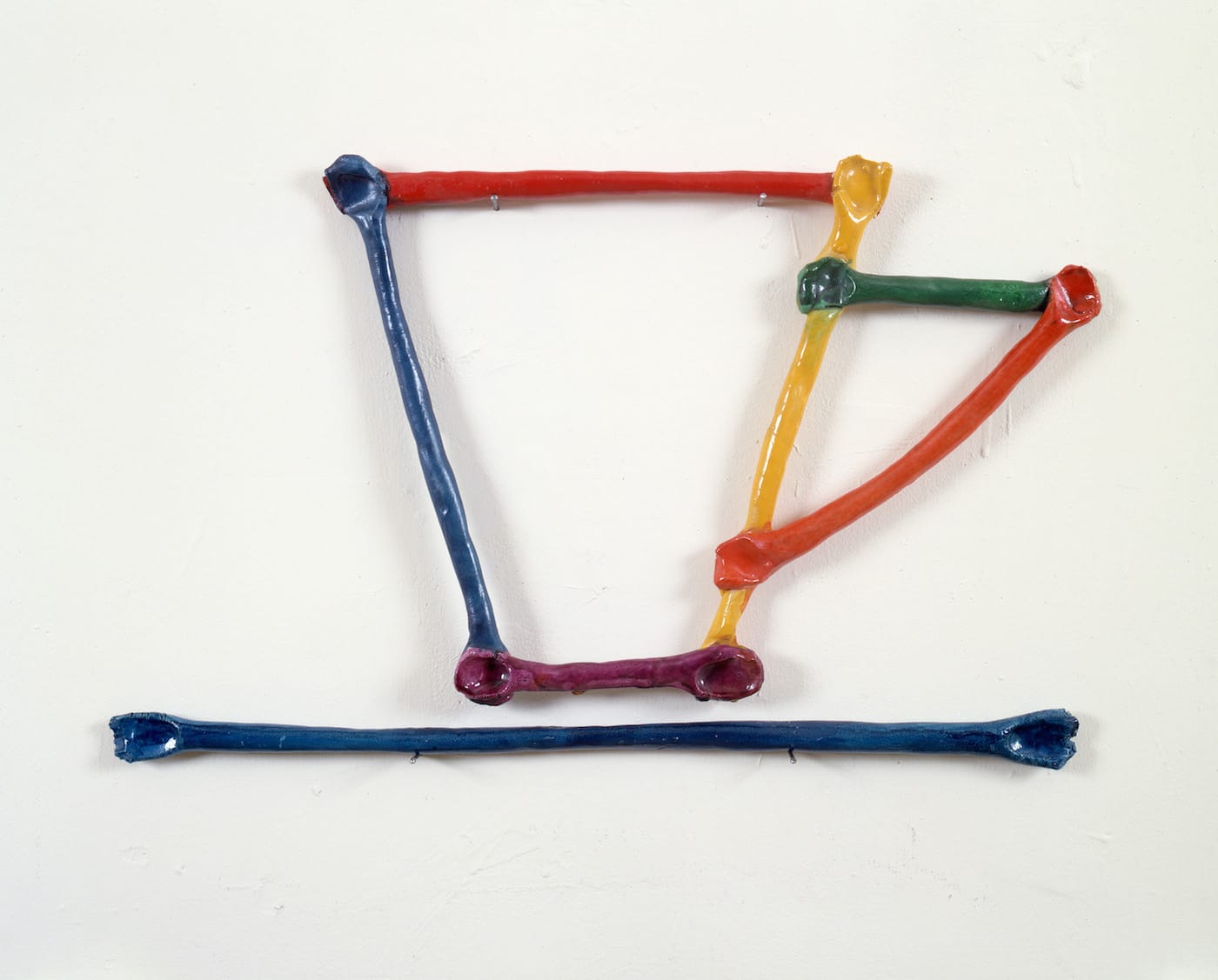 Mary Heilmann, "Cup Drawing" (1983), oil on ceramic (©Mary Heilmann, photo by Pat Hearn Gallery; courtesy of the artist, 303 Gallery, New York, and Hauser & Wirth)