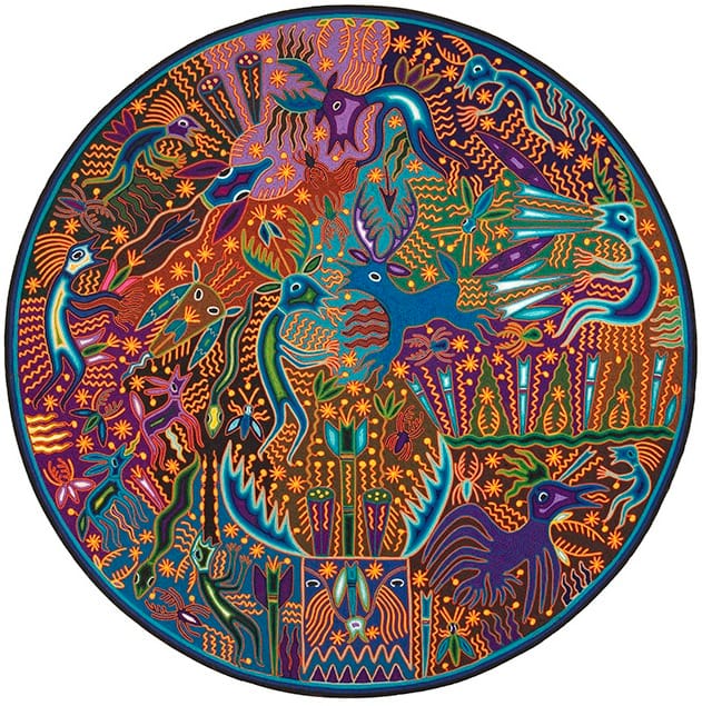 José Benítez Sánchez "Untitled" (2005), Acrylic yarn, beeswax, wood (via fowler.ucla.edu)