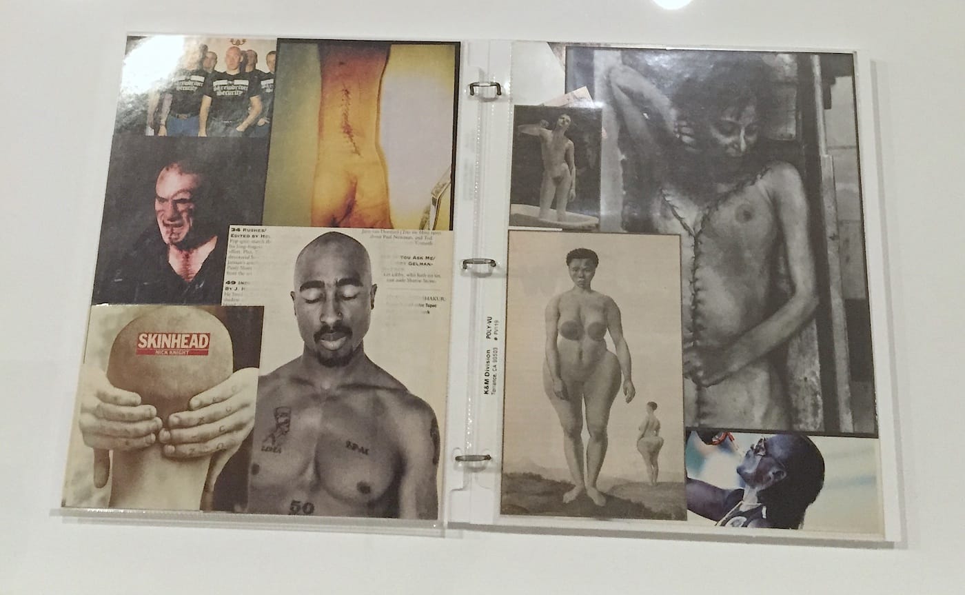 One of Arthur Jafa's scrapbooks.