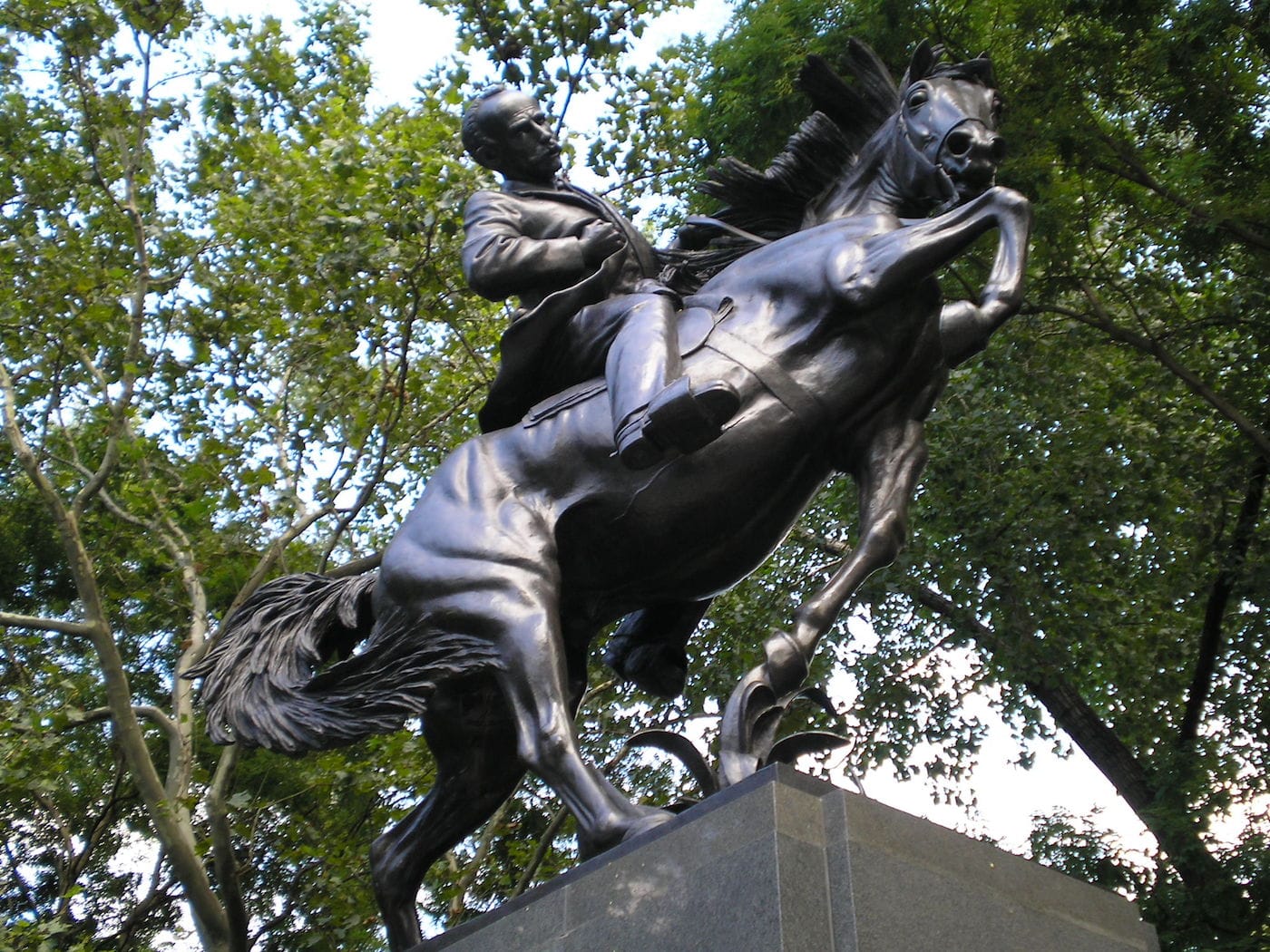 Anna Hyatt Huntington's statue of Jose Marti in Central Park (photo via Wikipedia)
