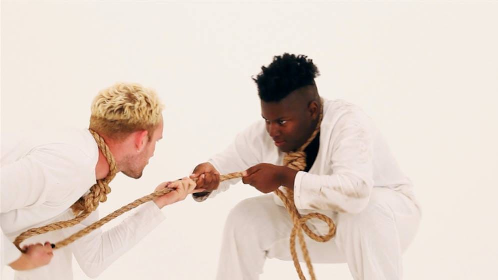 Tyler Matthew Oyer and Kenyatta A.C. Hinkle in Exploring The Nowannago: Kentifrican Modes of Resistance (via facebook)