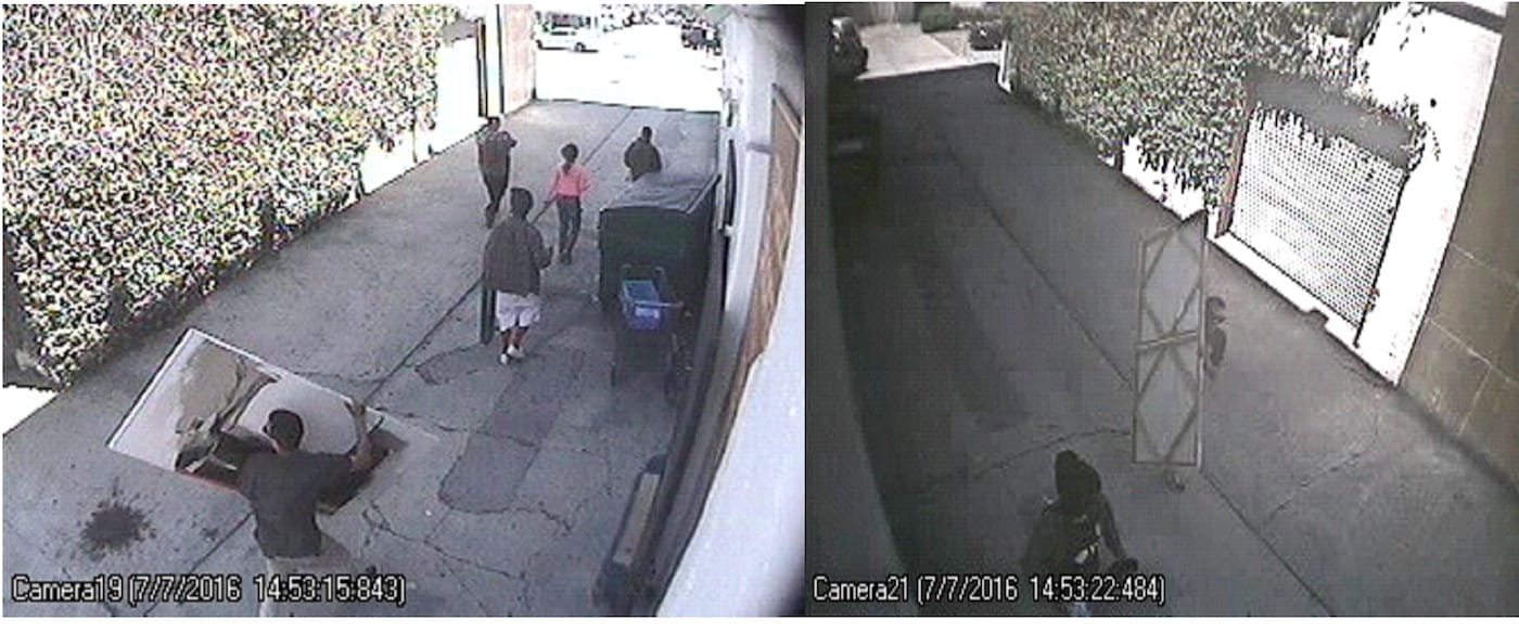 Suspects in the San Pedro painting theft (courtesy LAPD)