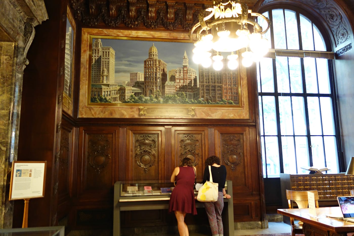 Installation view of 'Protests in Print' at the New York Public Library (photo by the author for Hyperallergic)