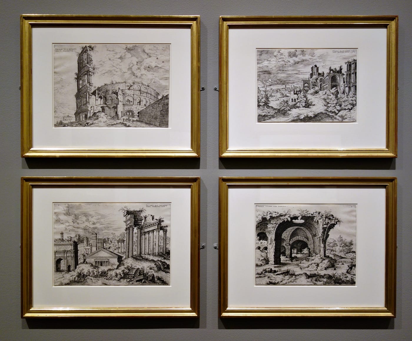 Installation view of 'Ruined: When Cities Fall' (photo by the author for Hyperallergic)