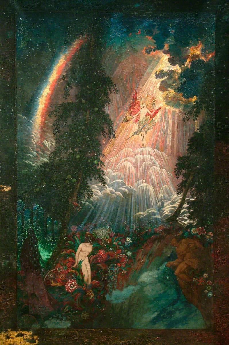 Sidney Herbert Sime, "Illustrative" (nd), oil on canvas (courtesy Sidney H. Sime Memorial Gallery, via Art UK)