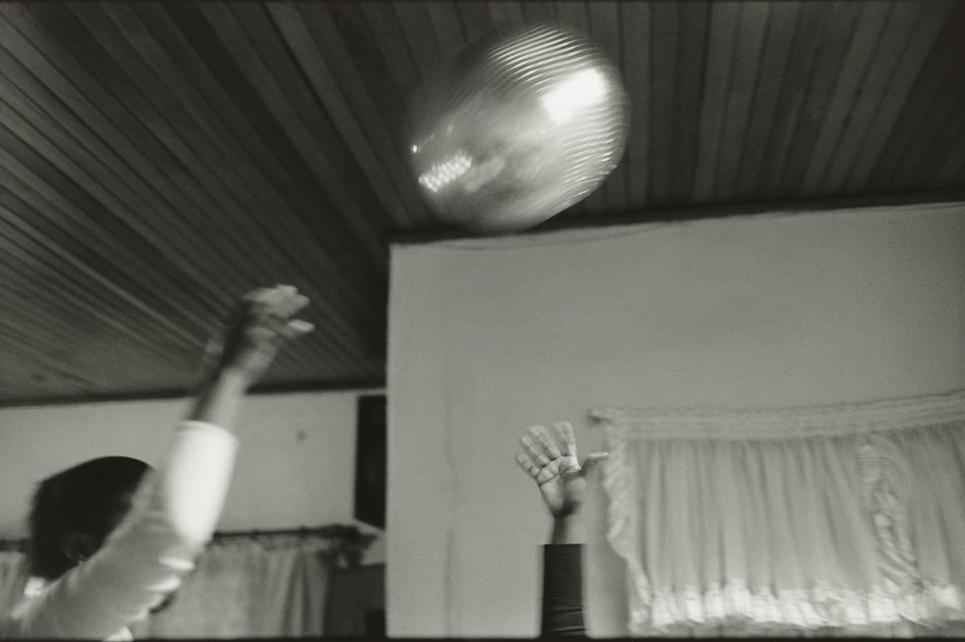 Ananias Léki Dago, "Orlando East, Soweto" from the series 'Shebeen Blues' (negative 2007, print 2015), gelatin silver print, approx 24 × 20 in (courtesy of the artist, © Ananias Léki Dago)