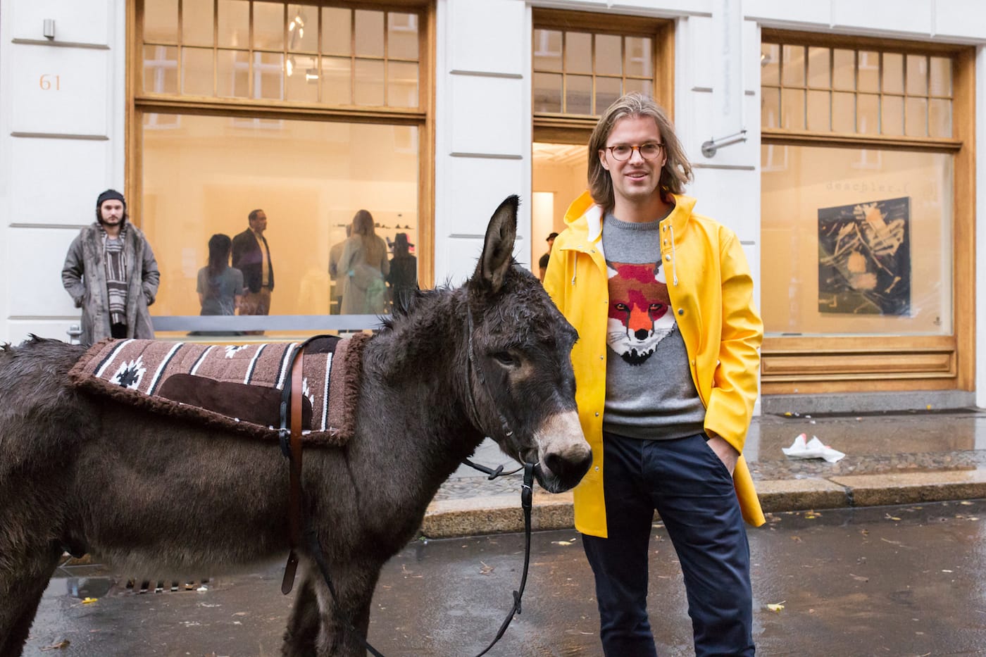 A legitimate press image provided by Magnus of Magnus Resch with a donkey (courtesy Magnus)