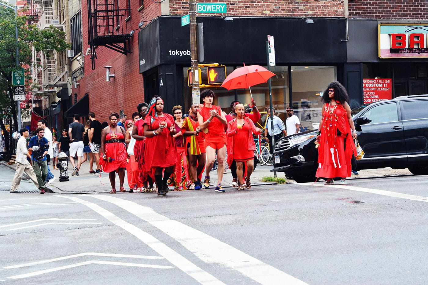 Black Women Artists for Black Lives Matter at the New Museum (photo by Maria Koblyakova)