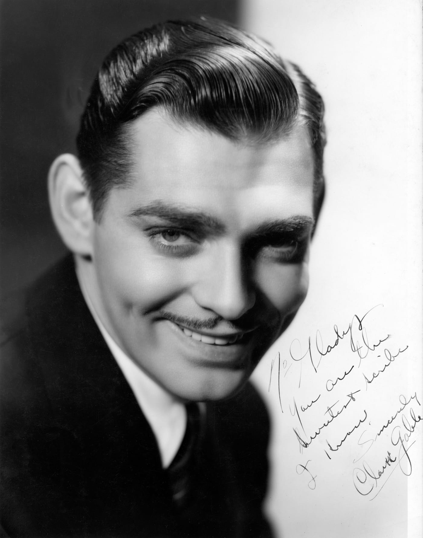 Clark Gable. Courtesy of the A.M.P.A.S.