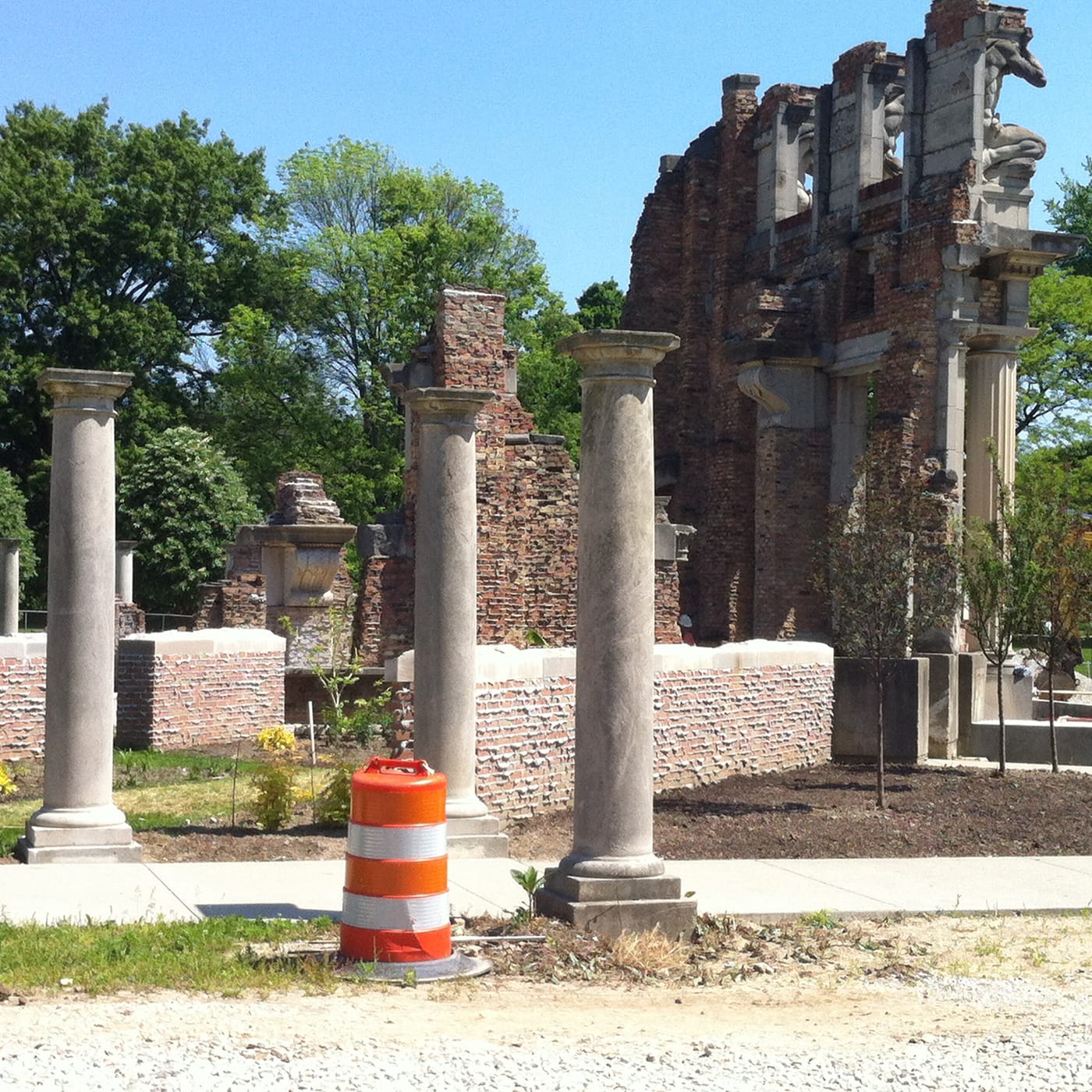 The Ruins at Holliday Park, Indianapolis, June 2016.