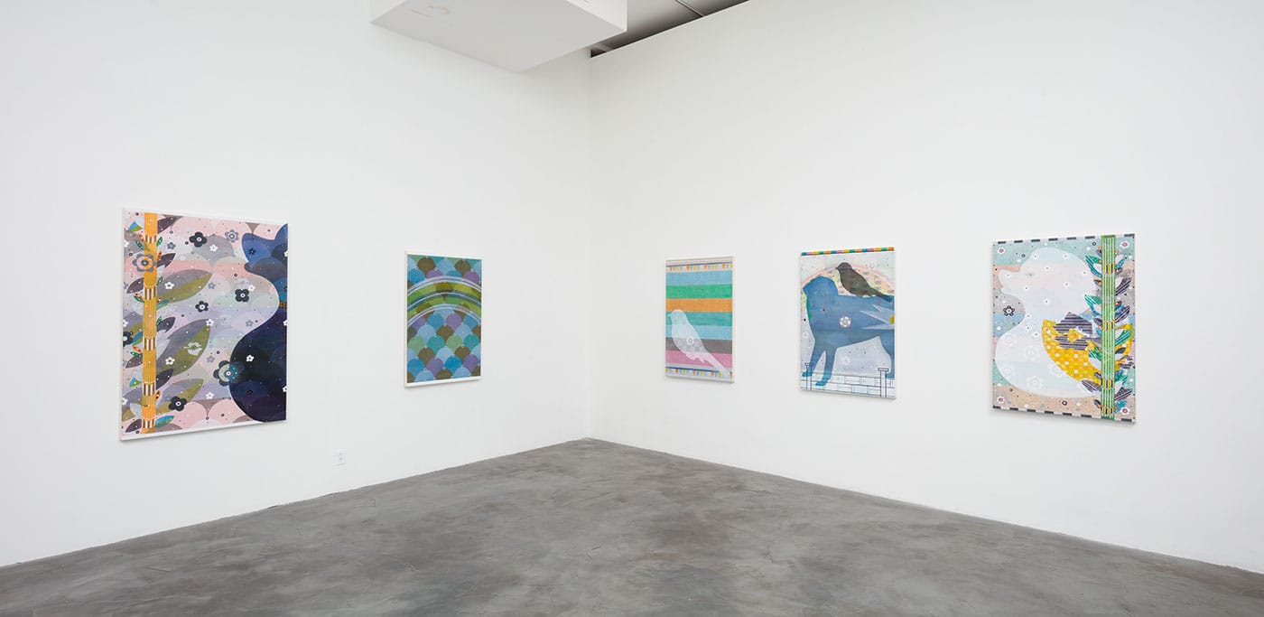 Installation view, 'Glenn Goldberg: Somewhere' at Charlie James Gallery' (all images courtesy Charlie James Gallery) (click to enlarge)