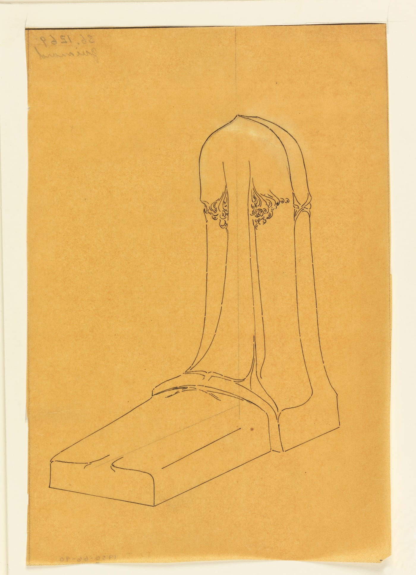 Hector Guimard, 'Design for a Tombstone" (c. 1900)
