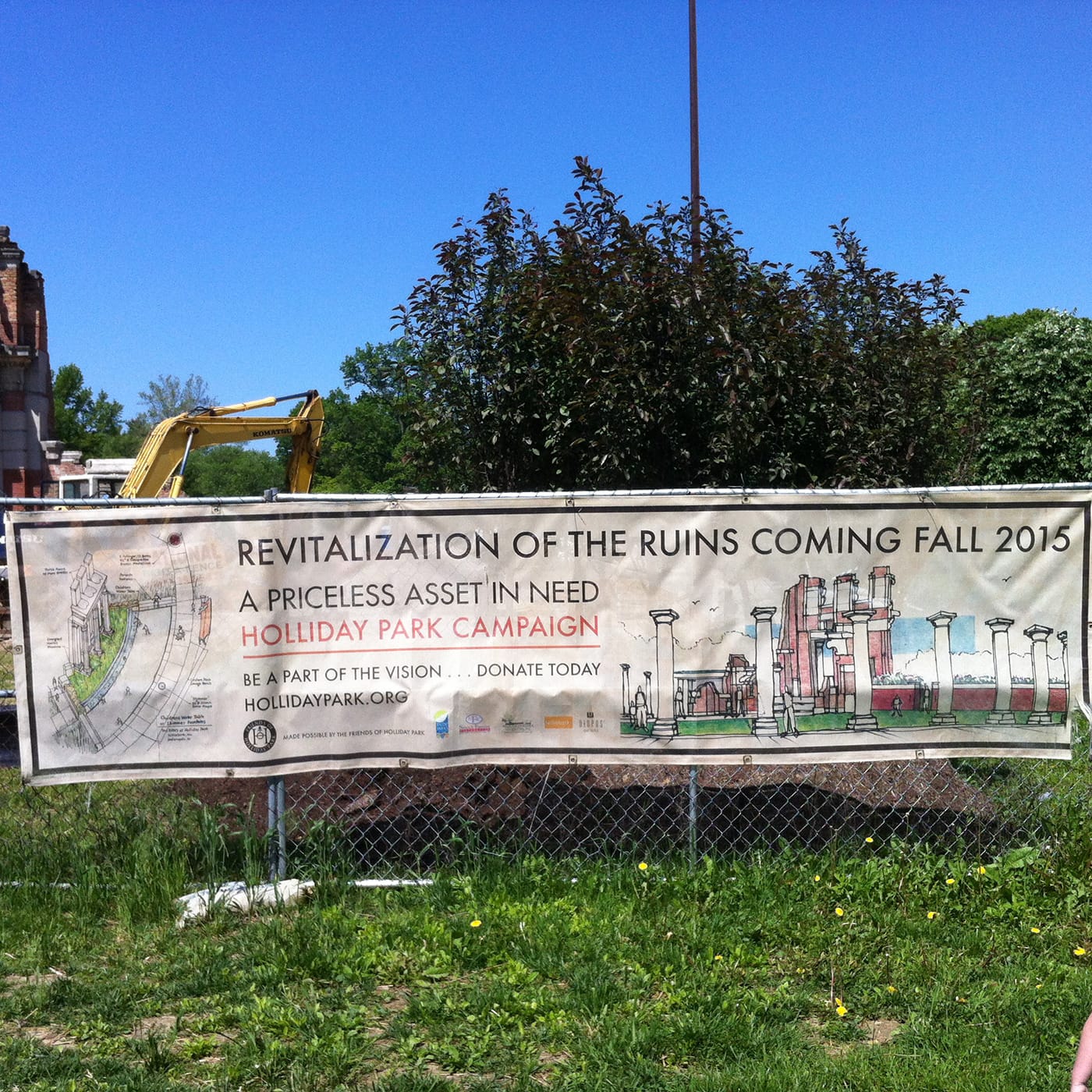 The Ruins at Holliday Park, Indianapolis, June 2016.