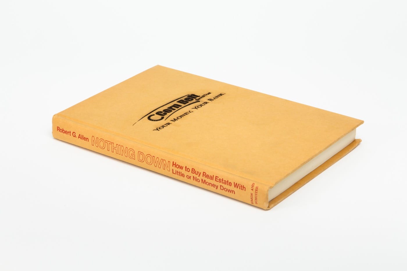 Michael Mandiberg, FDIC Insured (Corn Belt Bank and Trust, Pittsfield IL, February 13, 2009), Lasercut Found Book, 2009-2010. Courtesy Michael Mandiberg/Denny Gallery, NYC.