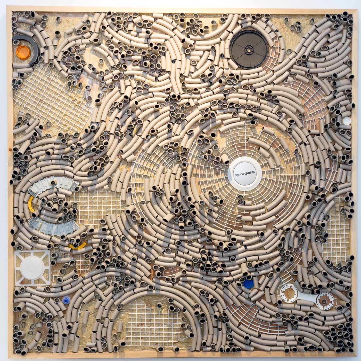 Stan Squirewell, "Shoshoni" (2016) Torched mixed media on wood 14 x 21 x 2 inches 