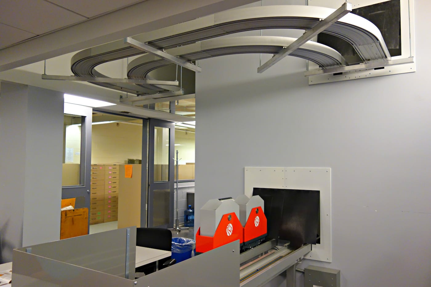 The "book train" at the New York Public Library