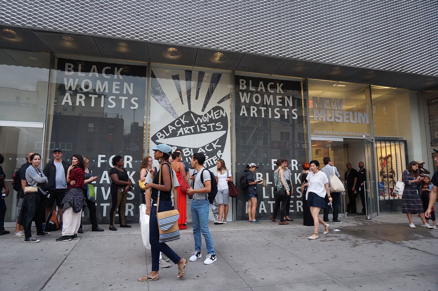 Black Women Artists for Black Lives Matter at the New Museum (photo by the author for Hyperallergic)