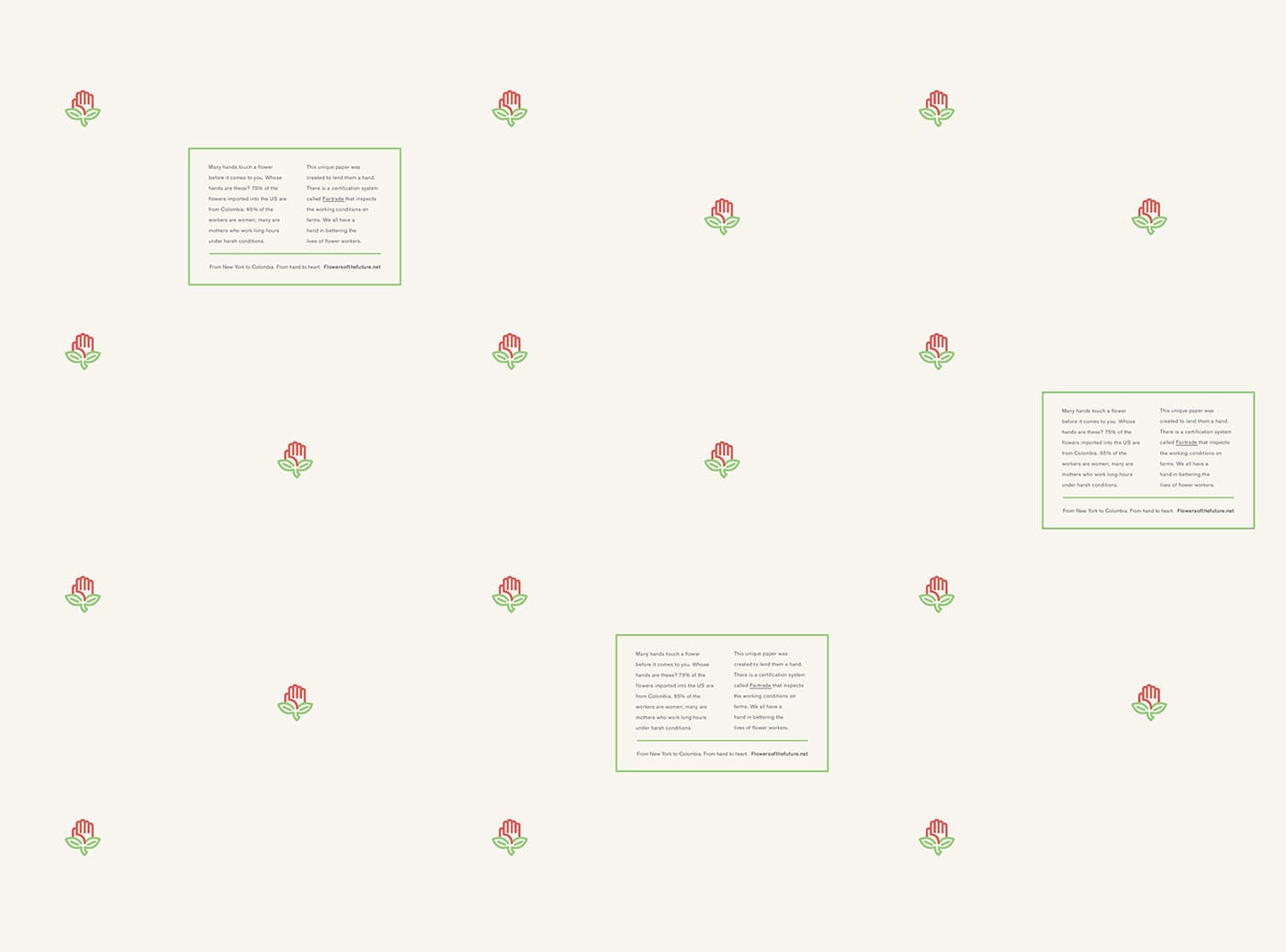 Federico Hewson's Fair Trade flower paper