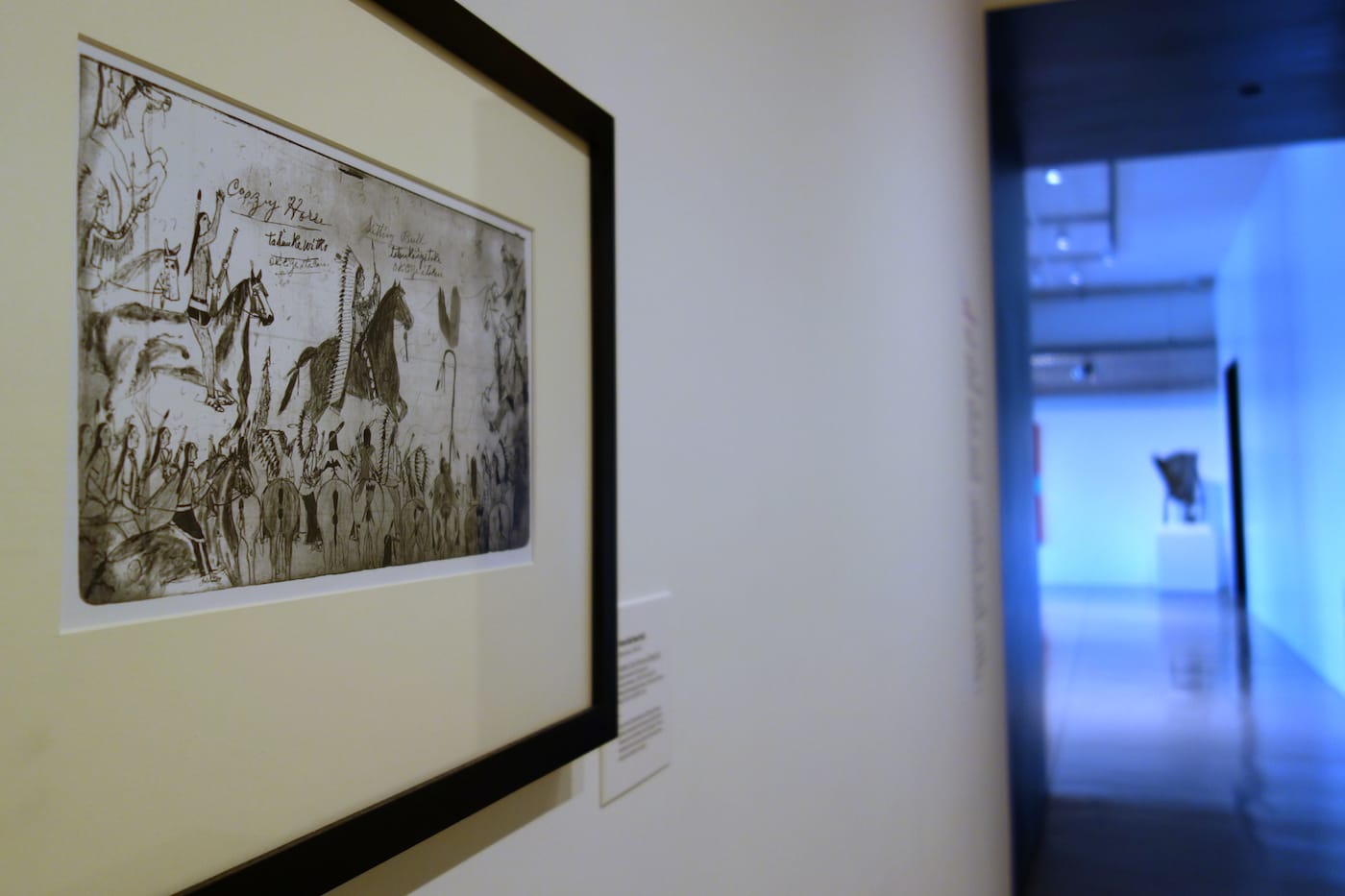 Installation view of 'First Person: Remembering Little Bighorn' (photo by the author for Hyperallergic) 