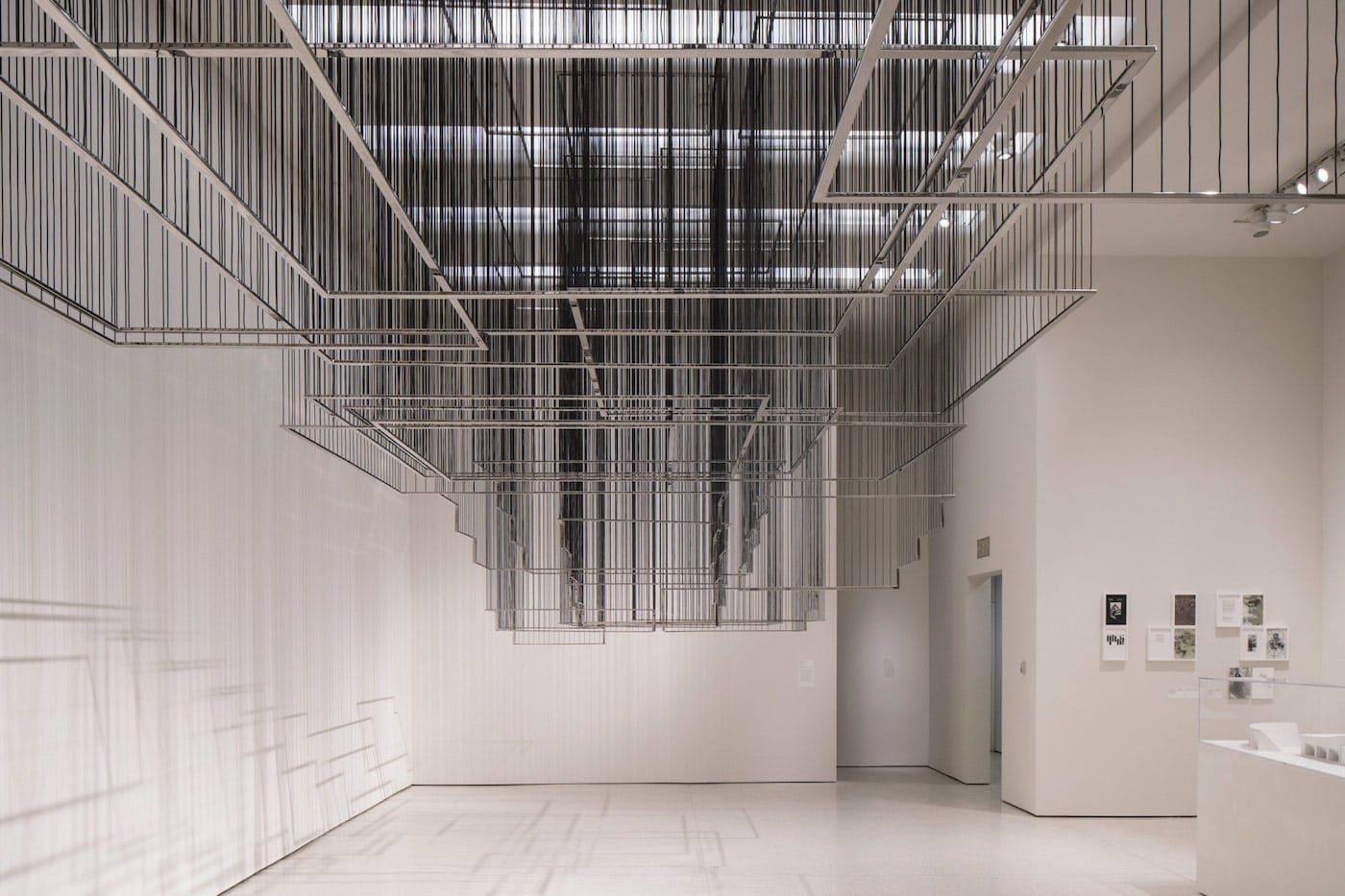 Installation view, 'But a Storm Is Blowing from Paradise: Contemporary Art of the Middle East and North Africa,' Solomon R. Guggenheim Museum, New York, April 29–October 5, 2016 ( Photo by David Heald)