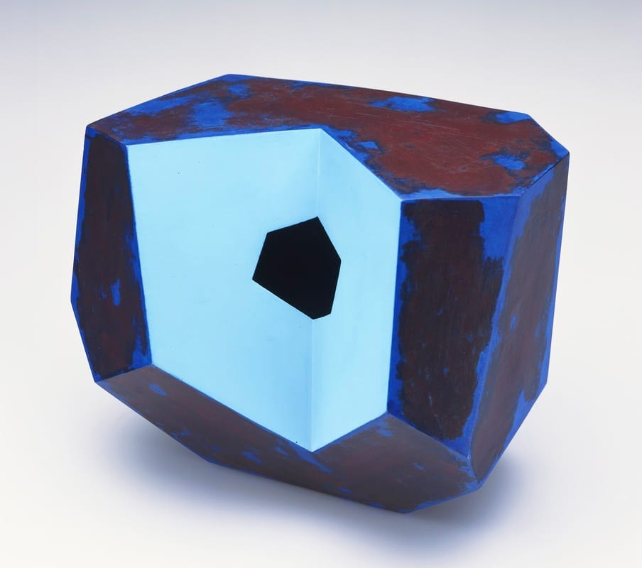 Ken Price, "Ming" (1998), fired and painted clay, 7 x 8 1/2 x 5 1/4 inches, Ed. of 25 (via geminigel.com)