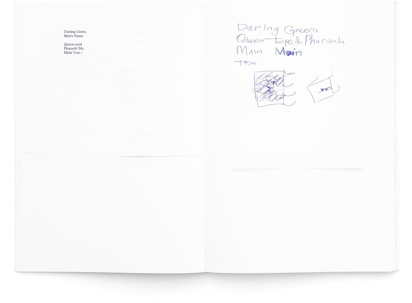 Spread from 2dcloud's 'Mirror Mirror 1'