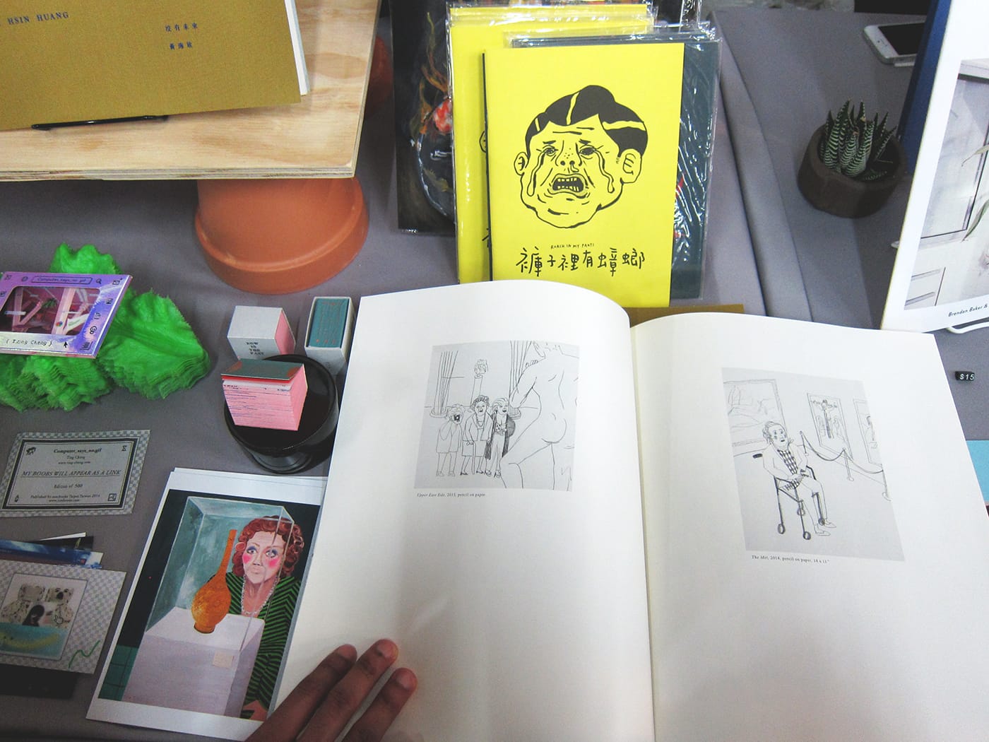 Hai Hsin Huang's 'There Is No Future' at nos:books (click to enlarge)