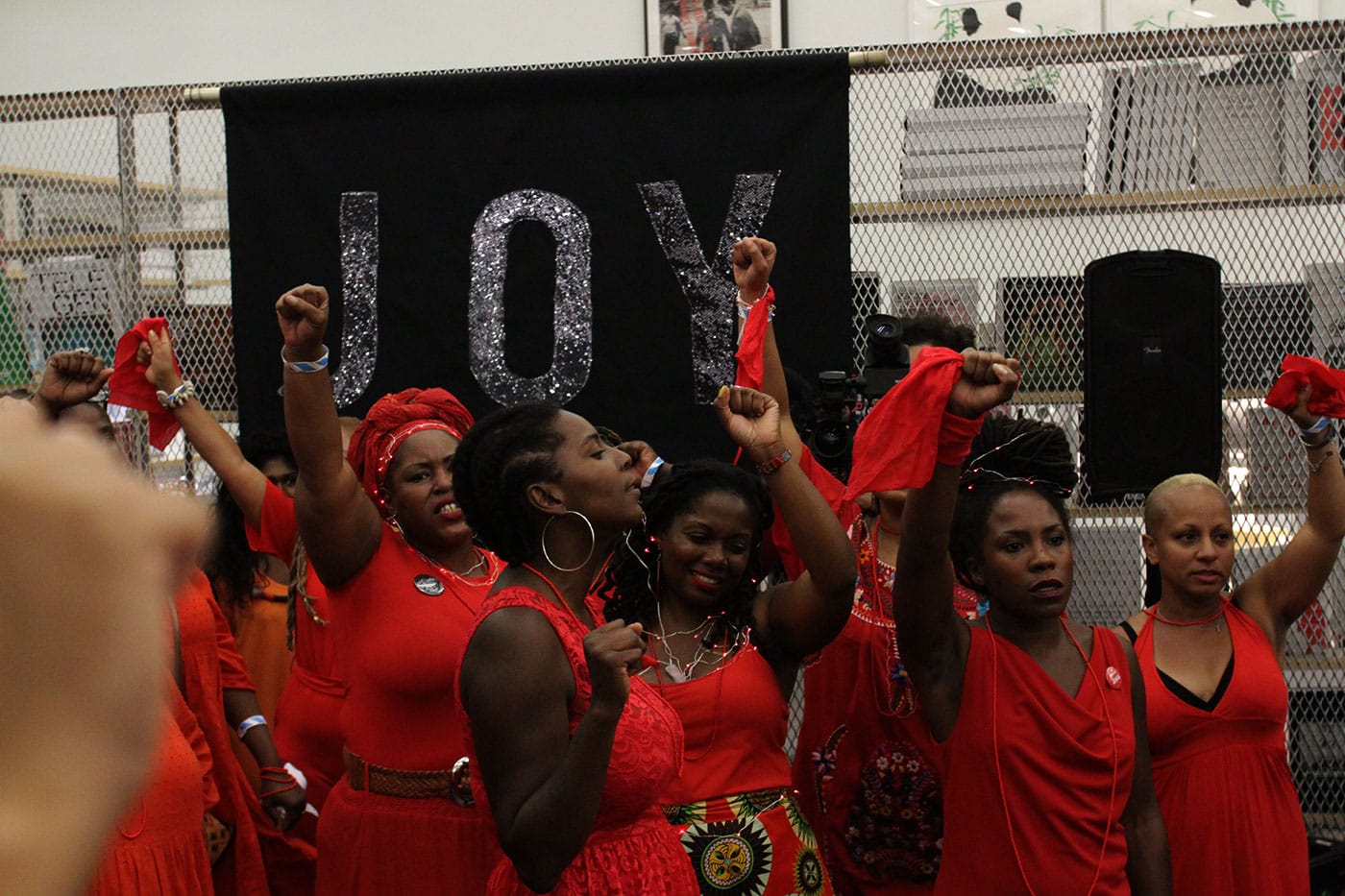 Black Women Artists for Black Lives Matter at the New Museum (photo by Madeleine Hunt Ehrlich)