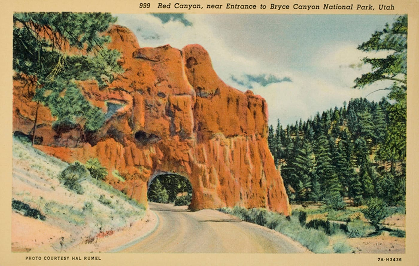 Hal Rumel, "Red Canyon, near Entrance to Bryce Canyon National Park, Utah" (1940) (courtesy George Eastman Museum)