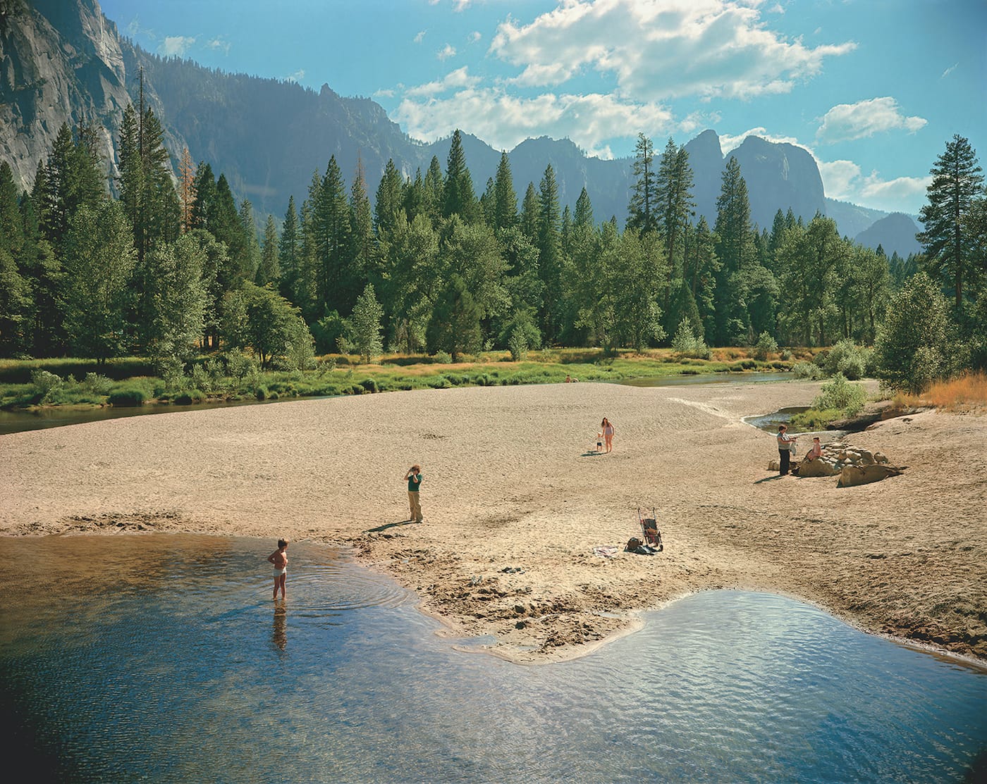 Stephen Shore, "Merced River, Yosemite, National Park, California" (August 13, 1979) (© Stephen Shore, Courtesy of 303 Gallery, New York)