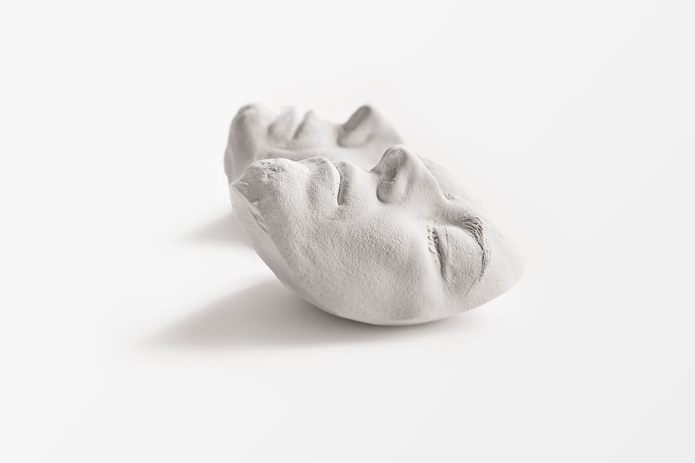 Plaster casts by Susan Silas (image courtesy the artist)