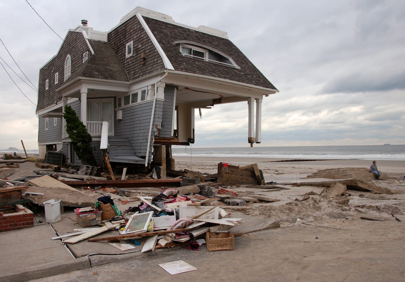  Nathan Kensinger, "After Sandy, Belle Harbor, Queens, New York" (November 1, 2012) ink-jet print (courtesy of the artist)