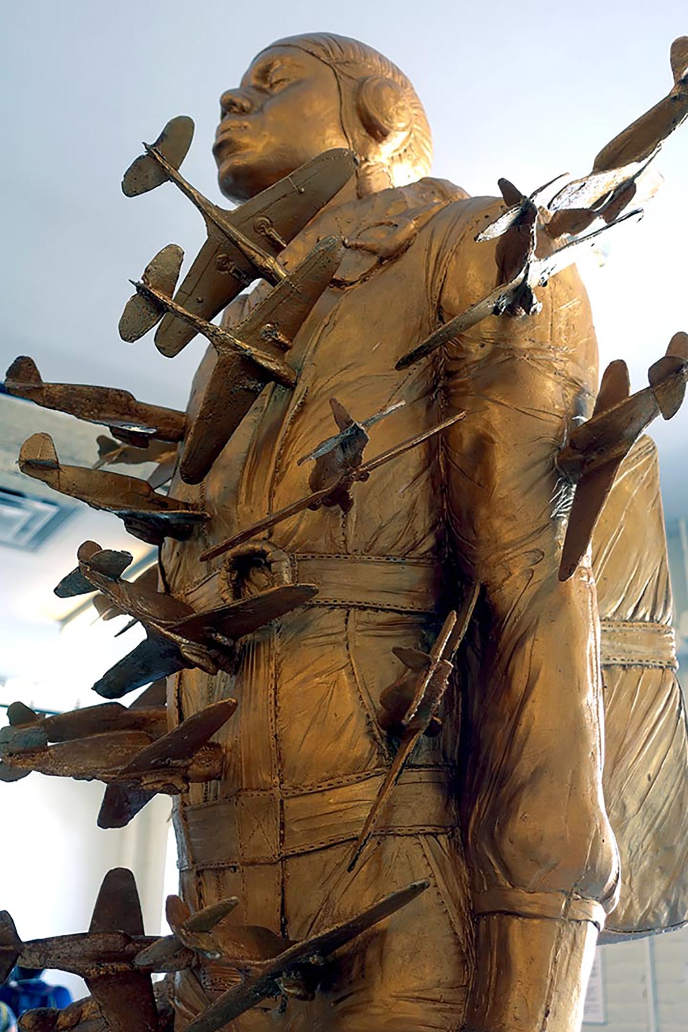 Michael Richards, Tar Baby vs. St. Sebastian (1999). All photos by the author for Hyperallergic