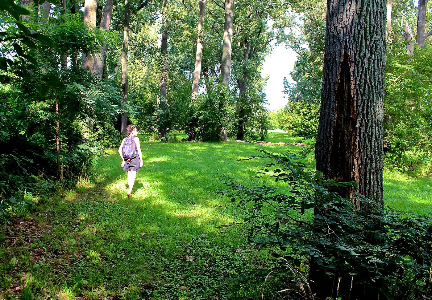 Bridget Michael, leading "Mindful Pathways."