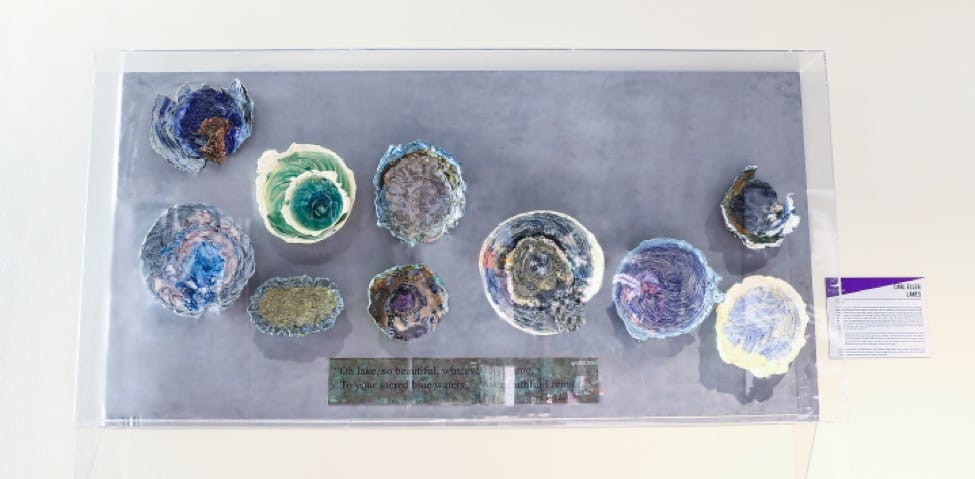 Bowls by former Vikings player Carl Eller (click to enlarge)