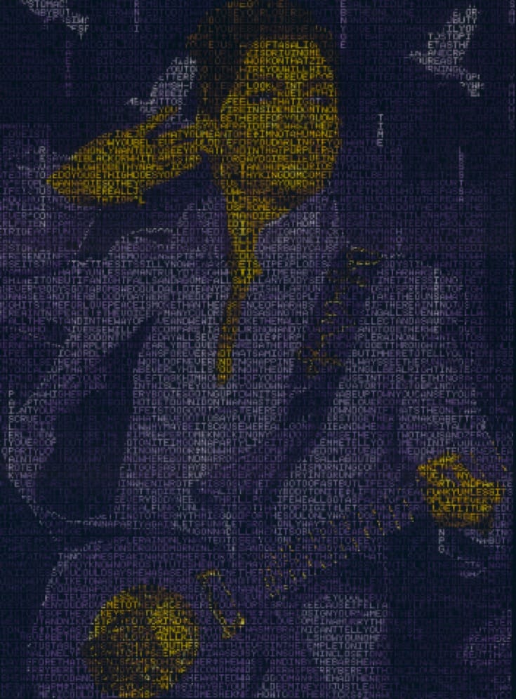 Portrait of Prince by Nicholas Schleif at US Bank Stadium (click to enlarge)