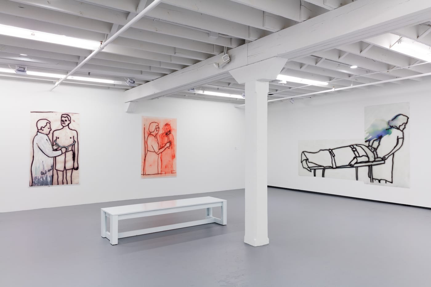 Ida Applebroog "Mercy Hospital" at Institute of Contemporary Art, Miami (ICA). July 8 –October 30, 2016. Photo: Fredrik Nilsen Studio