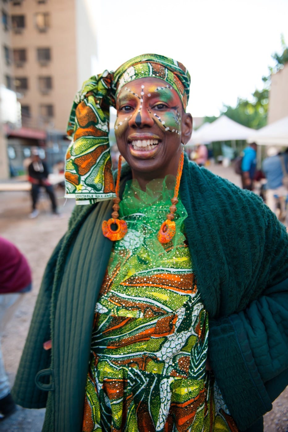 Face painting and costuming were part of the opening ceremonies.